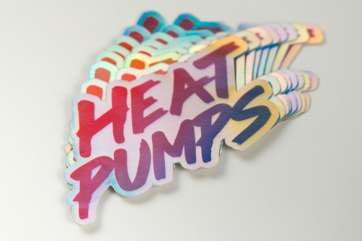 Holographic die-cut sticker