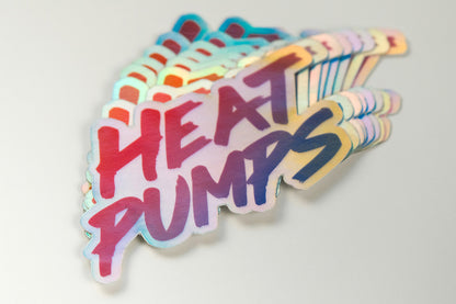 Holographic die-cut sticker